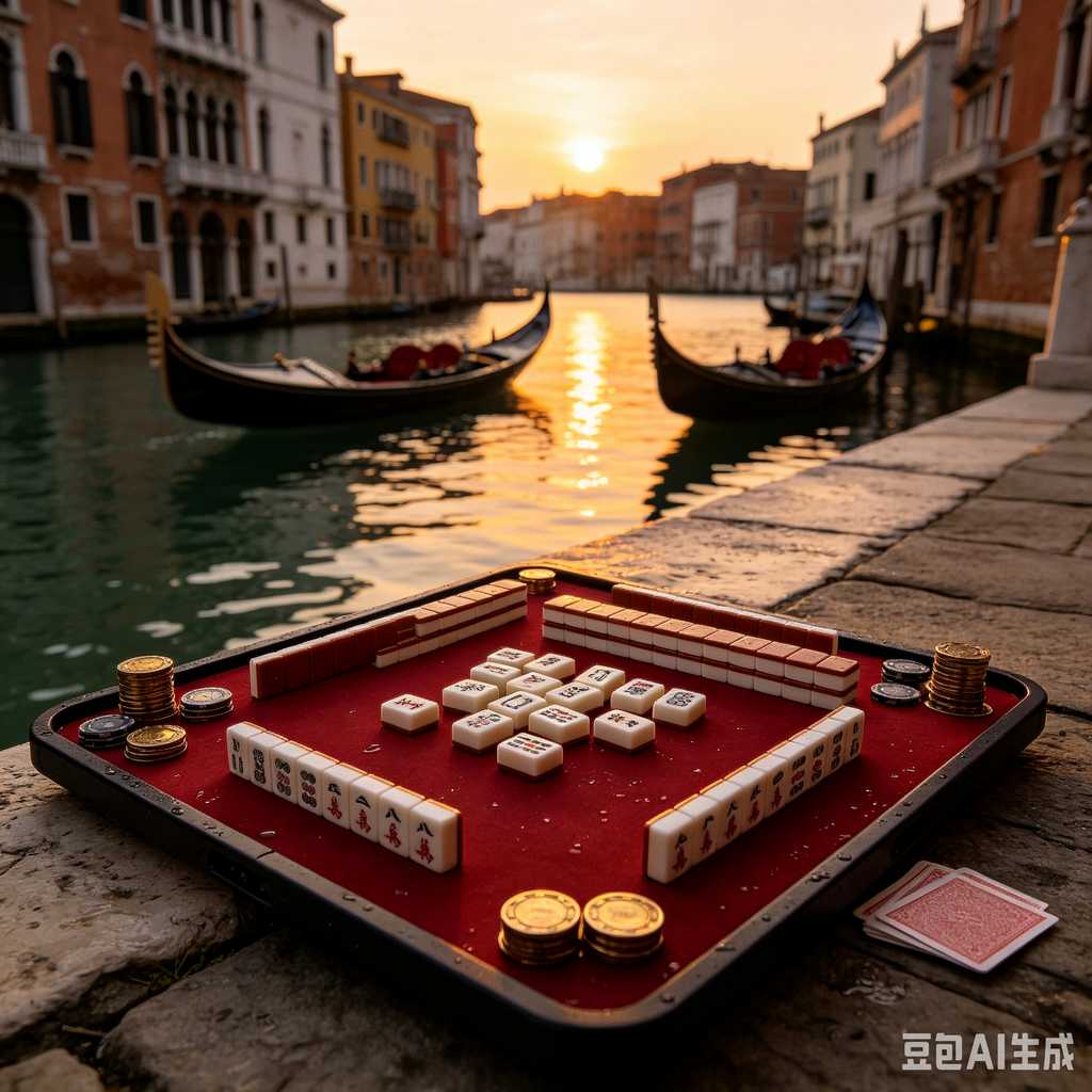 gradient pink mahjong tiles