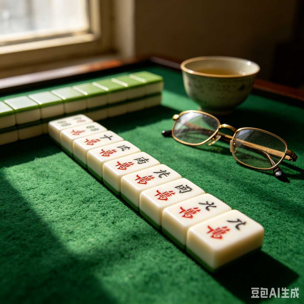 decorative mahjong tiles set
