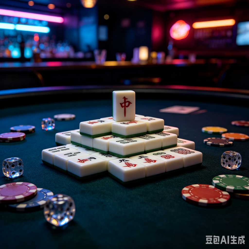 transparent acrylic mahjong set
