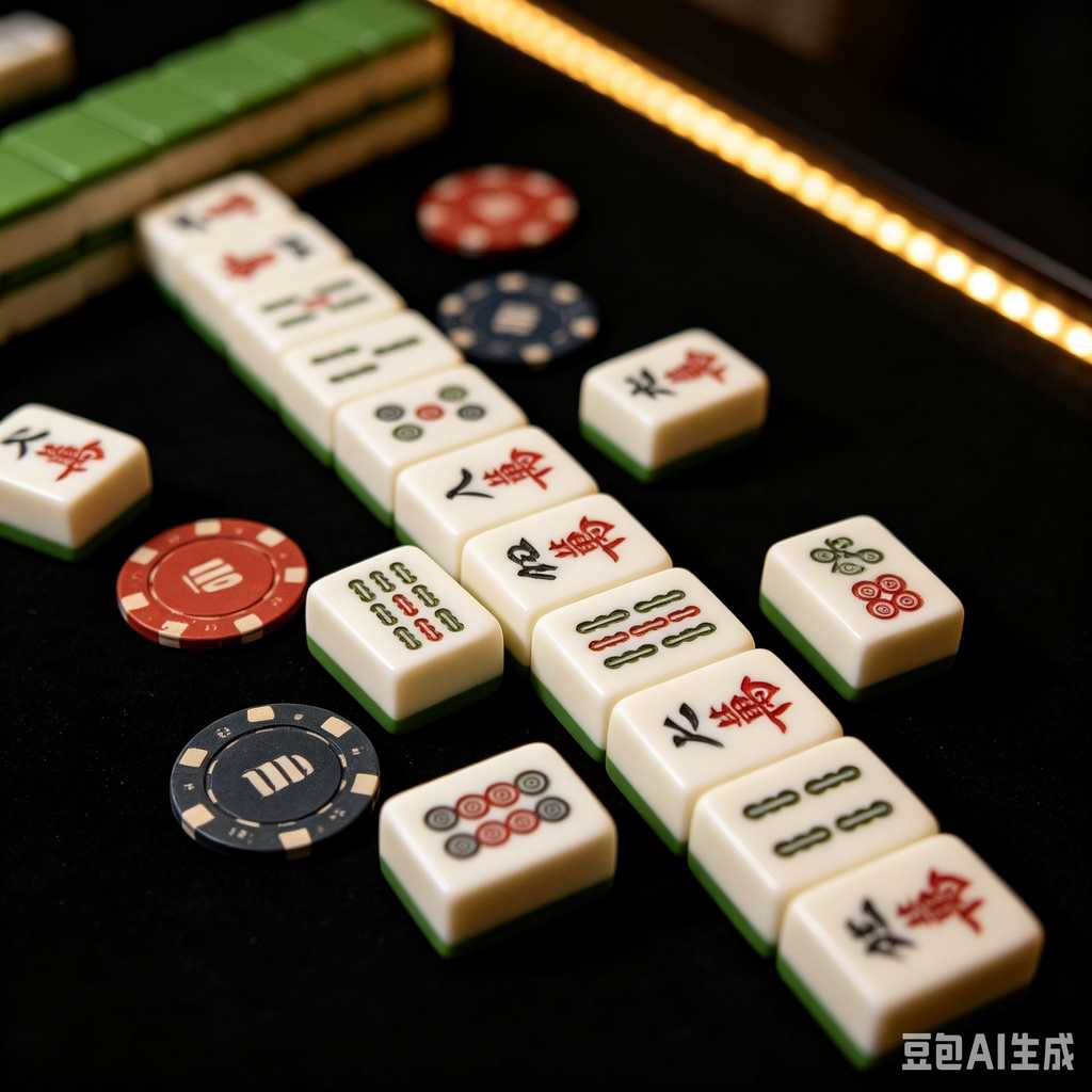 simple text mahjong tiles